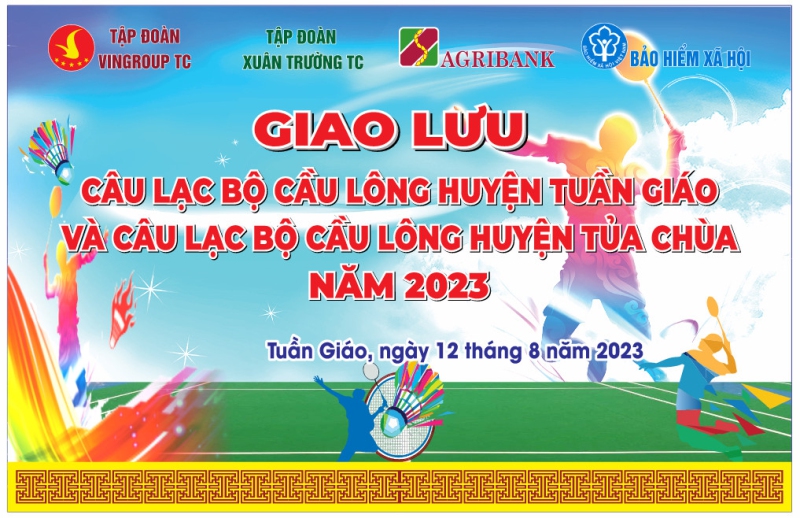 Giao lưu cầu lông giữa CLB Cầu lông huyện Tuần Giáo CLB cầu lông huyện Tủa Chùa