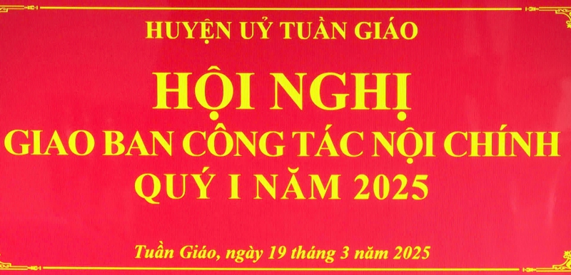 Hội nghị giao ban công tác Nội chính quý 1 năm 2025