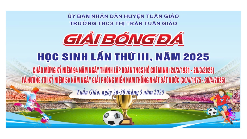 Giải bóng đá học sinh lần thứ III năm 2025