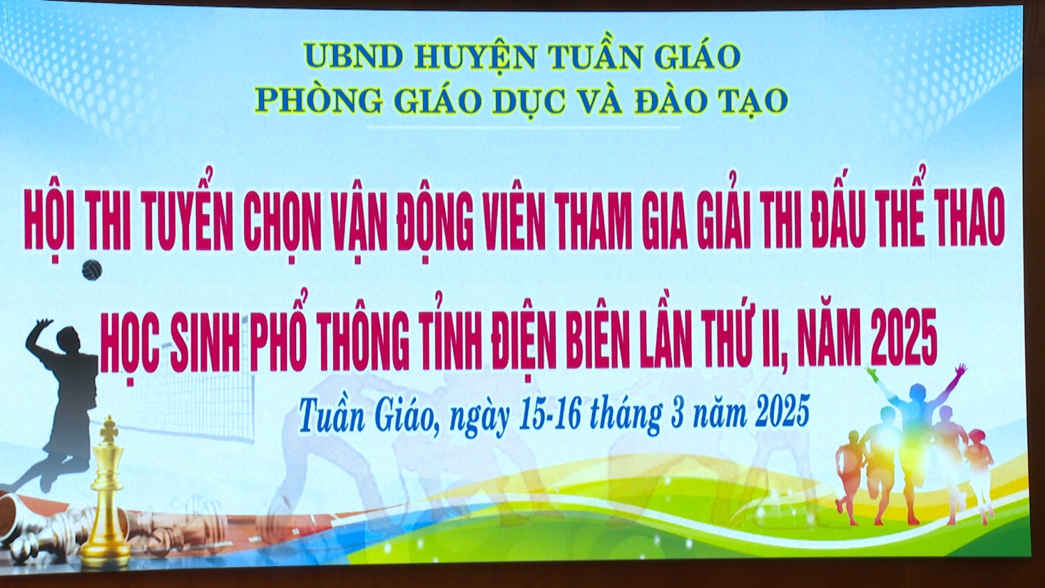 Bế mạc Hội thi tuyển chọn Vận động viên tham gia giải thi đấu thể thao học sinh phổ thông tỉnh Điện Biên lần thứ II, năm 2025